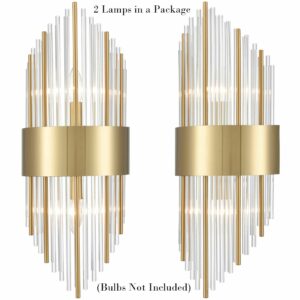 Crystal Wall Sconces (Type: Glamorous)